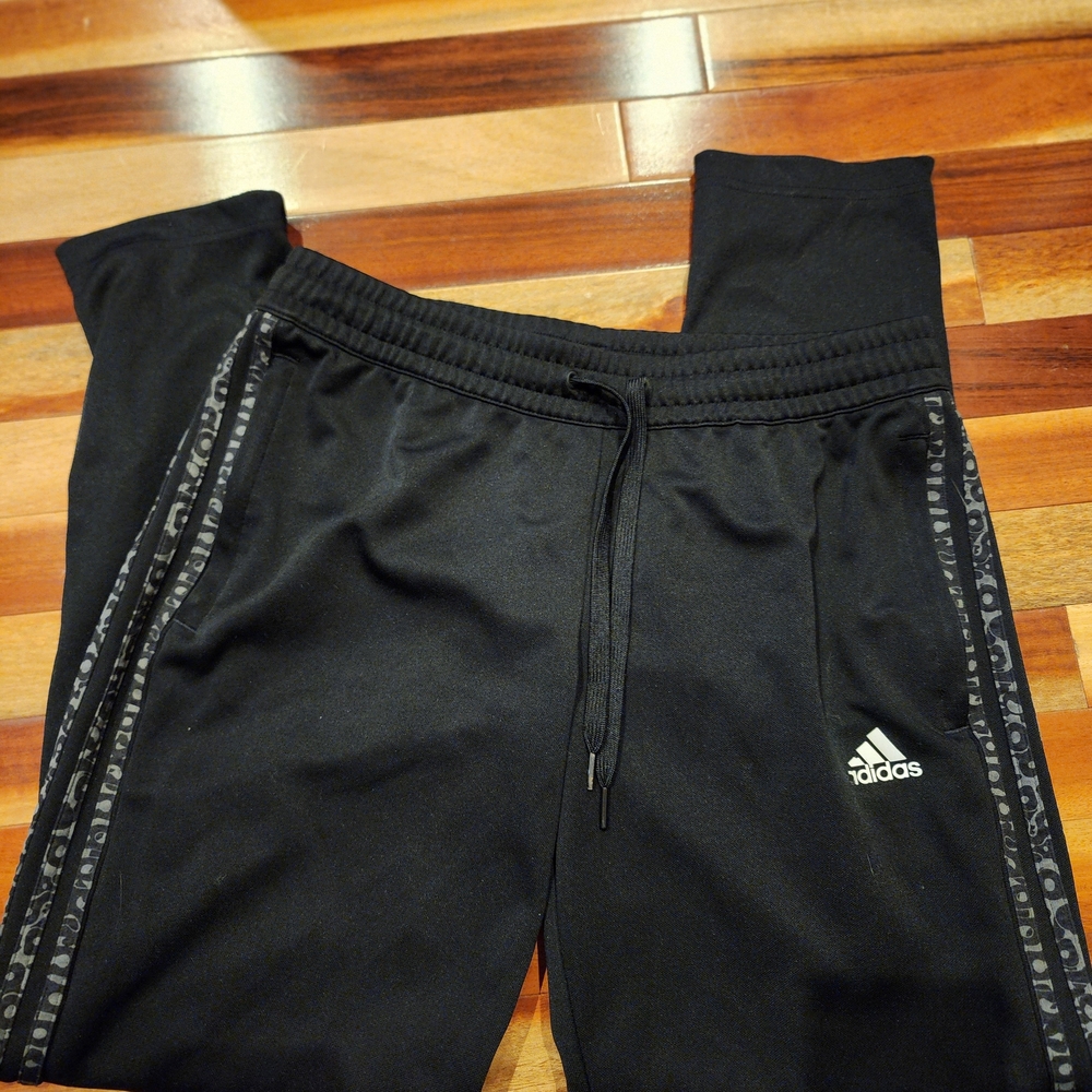 Adidas Kids Black Track Pants
